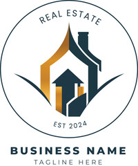modern customizable real estate agency or company, construction,  minimalist logo design. easy to editable and eye-catchy view. 