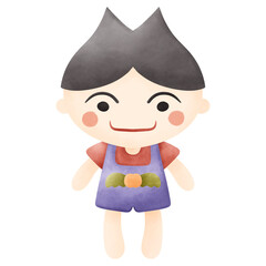 Halloween Character Cute Boy