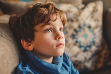 Autistic Child Engaged in Therapy Session