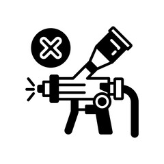 Coatings Glyph Icon, Vector illustration