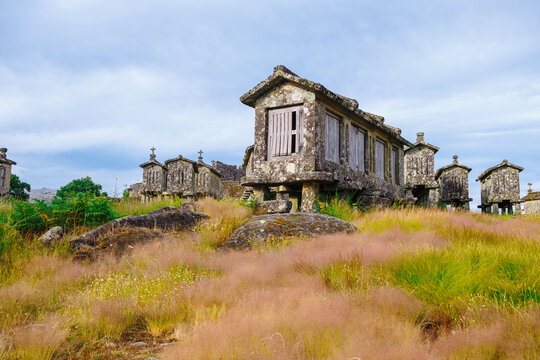 Lindoso traditional granary in Peneda Ger&ecirc;s National Park, Portugal.