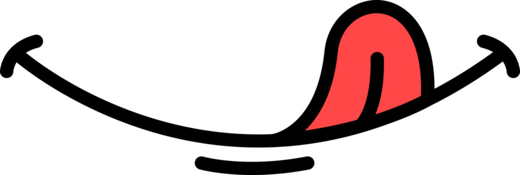 Mouth expression yummy