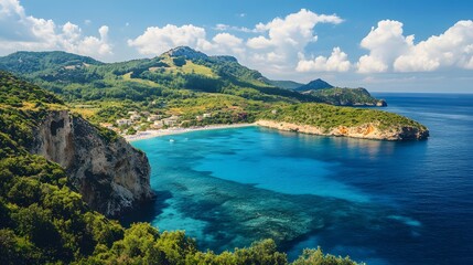 Obraz premium Beautiful lanscape of Zakinthos island.