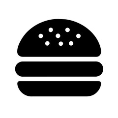 A Classic Hamburger Icon for Food Representation