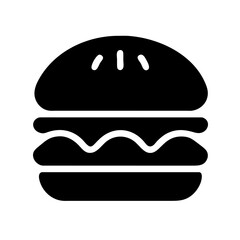 A Classic Hamburger Icon for Food Representation