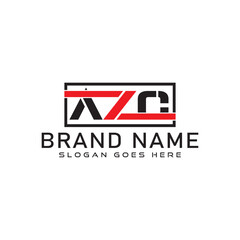 AZC letter logo design. AZC business and real estate monogram logo vector template.