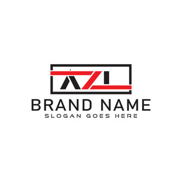 AZL letter logo design. AZL business and real estate monogram logo vector template.