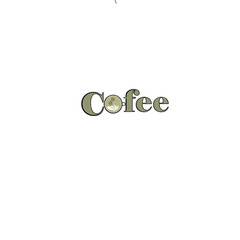 coffee logo design without letter f less