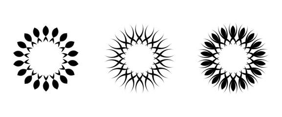 Intricate Circular Patterns For A Stunning Display of Nature-Inspired Symmetry and Flow in Contemporary Abstract Design