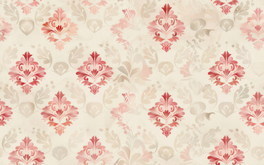 Obraz premium Retro style floral texture art background 