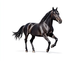 Horse, white isolate background
