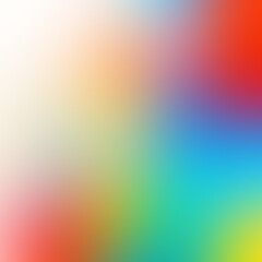 Obraz premium Colorful gradient abstract background. Color blur effect. Blurred colors. Colored backdrop and banner. Multi color soft and smooth wallpaper.