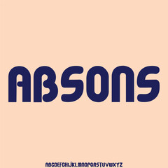 modern, futuristic modern geometric font