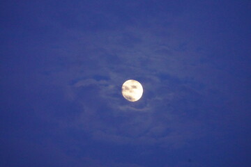 moon and clouds