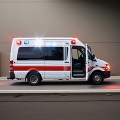Motionblurred Wallpaper Depicting Emergency Scene