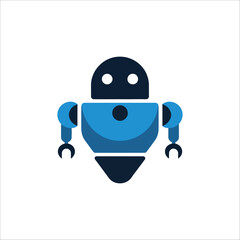 Robot Logo, Technology, Robot Vector, AI Robot