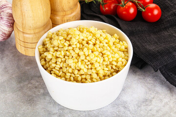 Organic wheat pasta - boiled ptitim