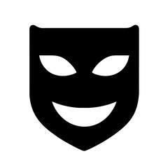 A Mask Icon Representing Safety and Protection