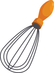 Wire whisk with a wooden handle is perfect for mixing ingredients while cooking