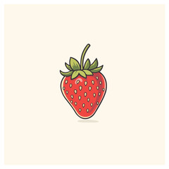 strawberry on a white background