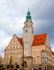 Neorenesansowy ratusz w Olsztynie, Polska. Neo-Renaissance town hall in Olsztyn, Poland © 123108 Aneta