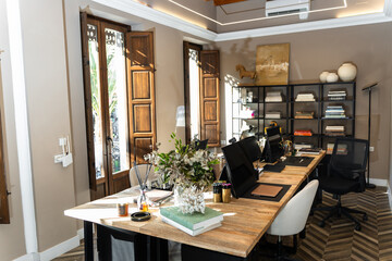 Interior design studio. High class for decoration.