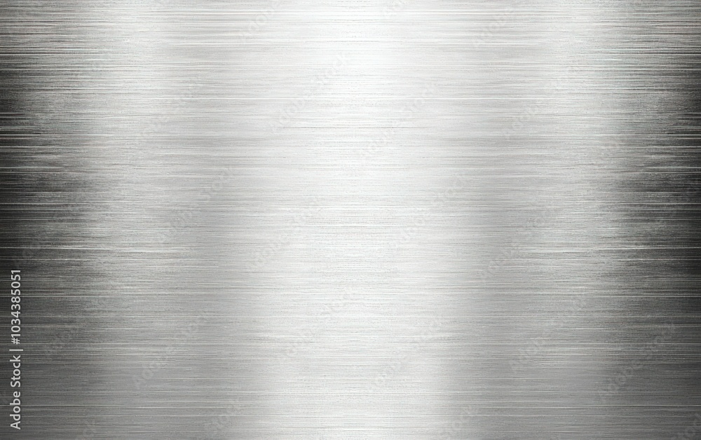 Poster reflection of light on a textured metallic surface showcasing sleek silver patterns and subtle gradi