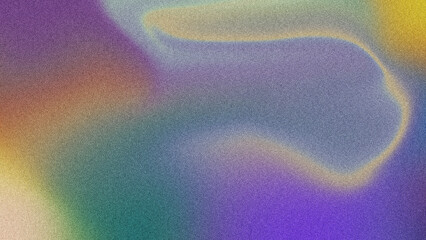 Colorful Gradient Background with Grainy Noise Texture. Modern and Futuristic Design with Smooth Fluid Shapes, Ideal for Posters with a Unique Visual Appeal.