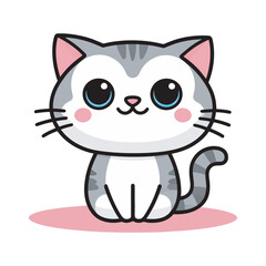 cute cat vector illustration