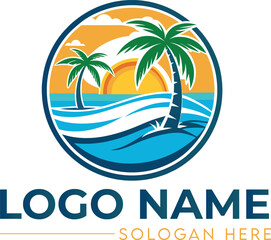 Beach Logo Design 