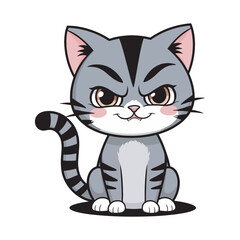 cute cat vector illustration