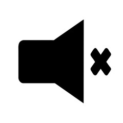 A Mute Icon Representing Sound Control