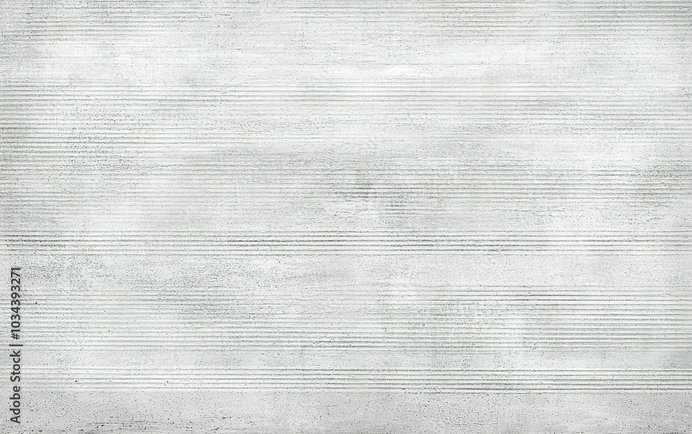 Poster subtle textured surface of light gray concrete wall with linear patterns created by grooves for desi