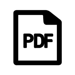 A PDF Icon Representing Document Format