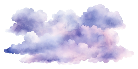 PNG Clouds dusk sky watercolor backgrounds outdoors nature.