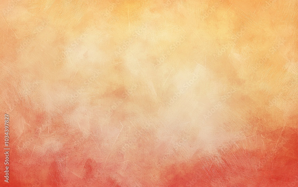 Poster warm gradient background with soft orange and yellow hues blending seamlessly in a textured artistic