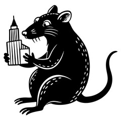 tiger on a white background