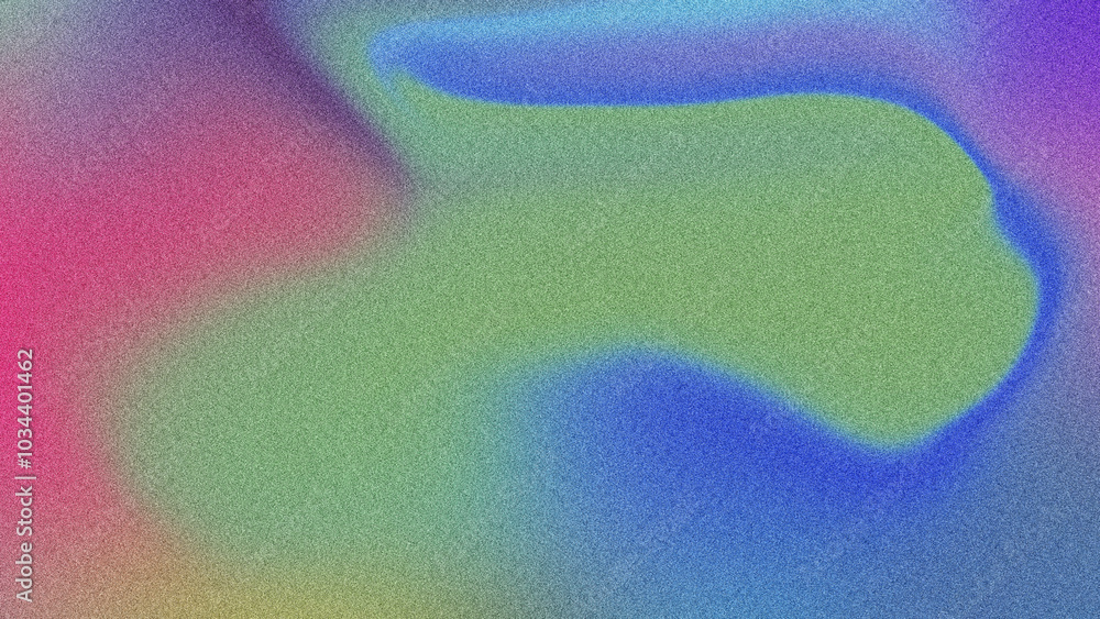 Poster colorful gradient background with grainy noise texture. modern and futuristic design with smooth flu