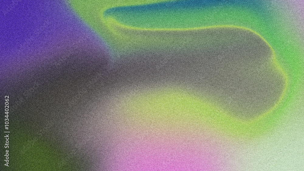 Poster colorful gradient background with grainy noise texture. modern and futuristic design with smooth flu
