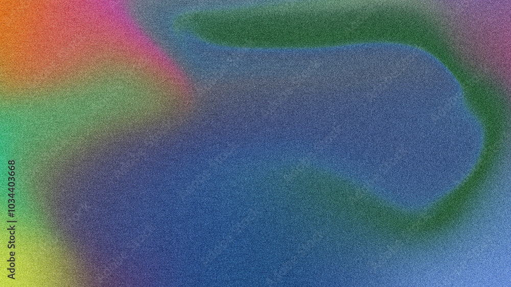 Poster colorful gradient background with grainy noise texture. modern and futuristic design with smooth flu