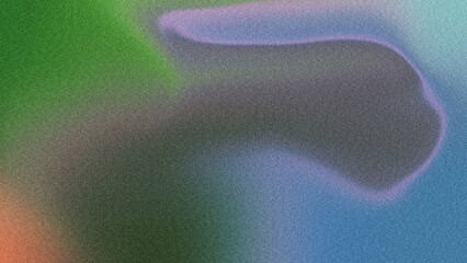 Colorful Gradient Background with Grainy Noise Texture. Modern and Futuristic Design with Smooth Fluid Shapes, Ideal for Posters with a Unique Visual Appeal.