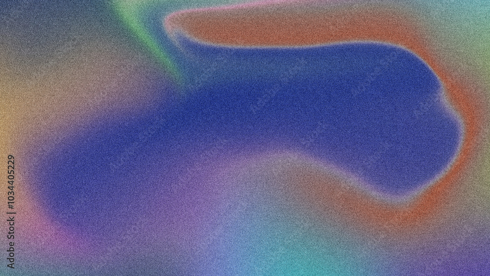 Poster colorful gradient background with grainy noise texture. modern and futuristic design with smooth flu