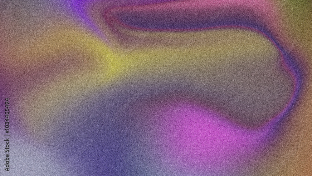 Poster colorful gradient background with grainy noise texture. modern and futuristic design with smooth flu