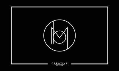 BM, MB, B, M, Abstract Letters Logo Monogram