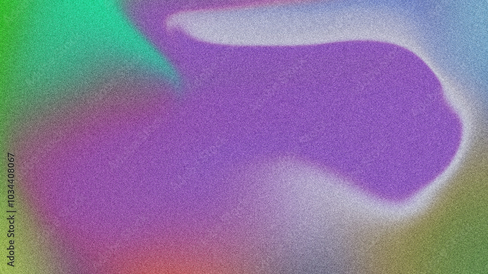 Poster colorful gradient background with grainy noise texture. modern and futuristic design with smooth flu