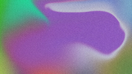 Colorful Gradient Background with Grainy Noise Texture. Modern and Futuristic Design with Smooth Fluid Shapes, Ideal for Posters with a Unique Visual Appeal.