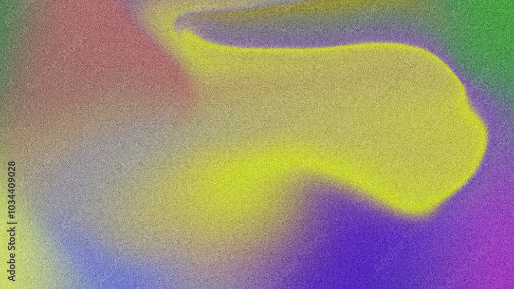Aufkleber colorful gradient background with grainy noise texture. modern and futuristic design with smooth flu