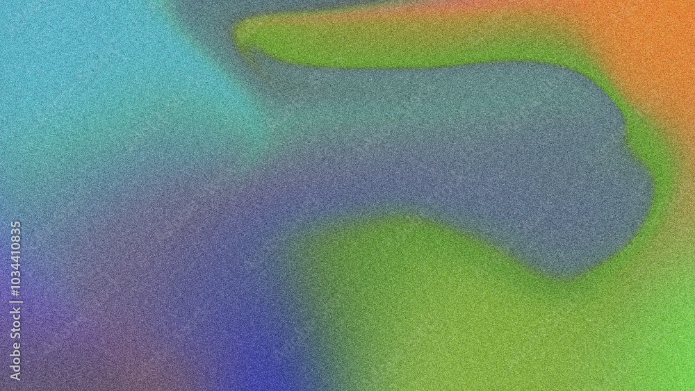 Poster colorful gradient background with grainy noise texture. modern and futuristic design with smooth flu