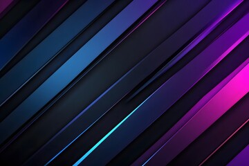 Obraz premium Abstract Gradient Lines with Vibrant Blue and Pink Diagonal Stripes