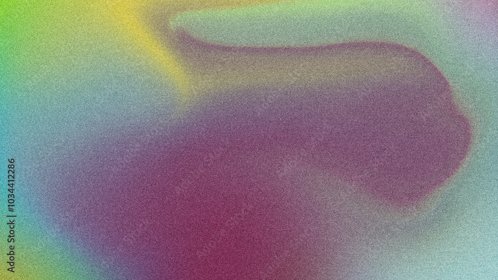 Poster colorful gradient background with grainy noise texture. modern and futuristic design with smooth flu